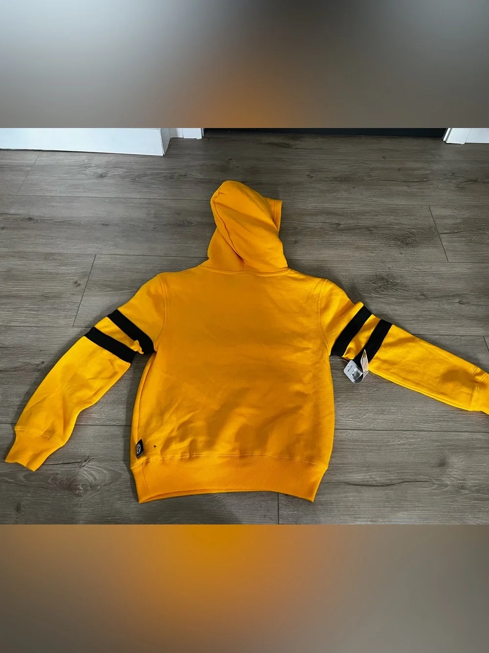 Kids Yellow Pittsburgh Steelers Hoodie - Picture 3 of 5